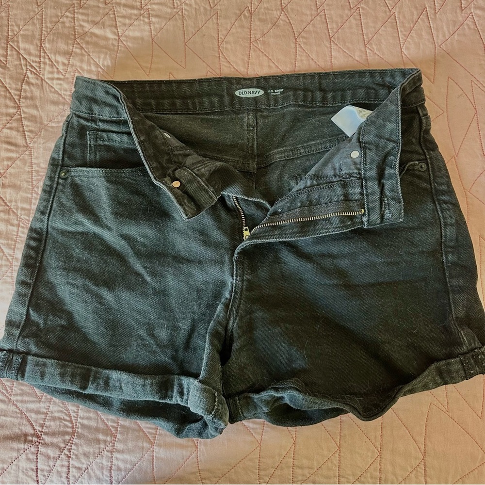 Black Old Navy High Rise Shorts